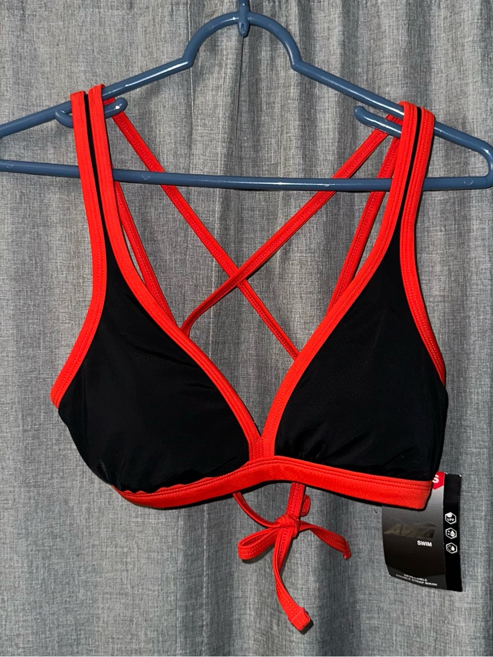 Avia Reversible Double Strap Bikini Top
